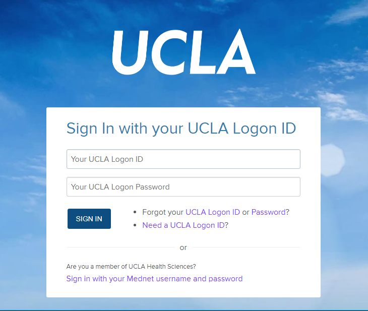 Myucla Login @ Create An Account My.ucla.edu