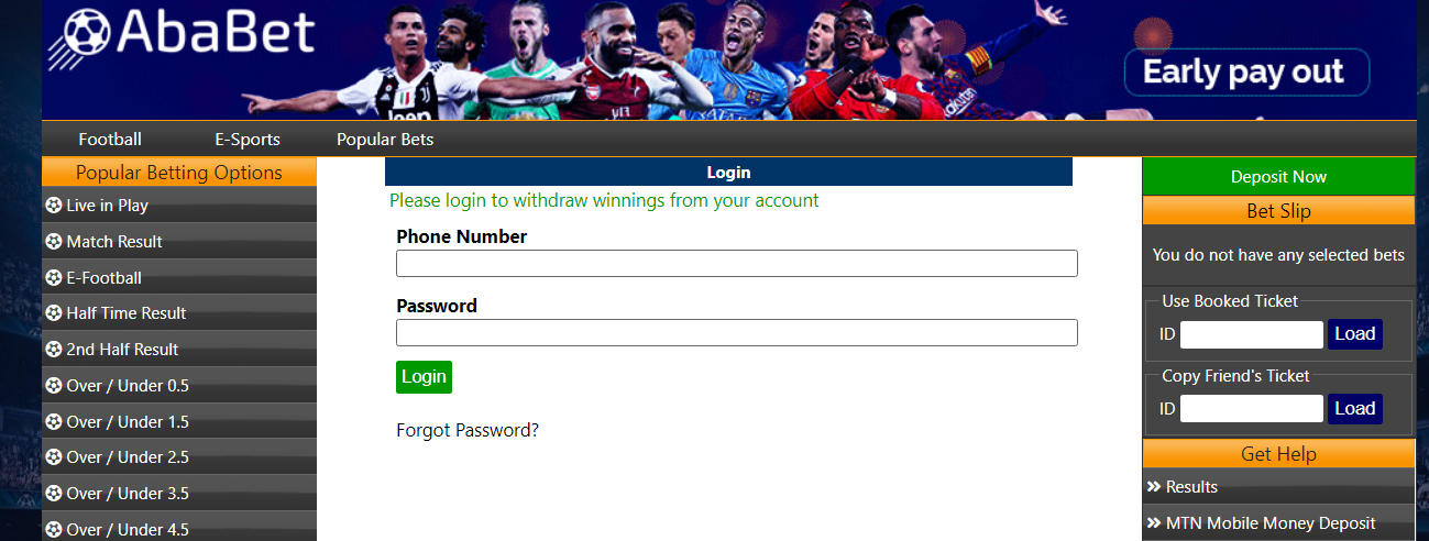 How To Ababet Login & Guide To Ababet.ug