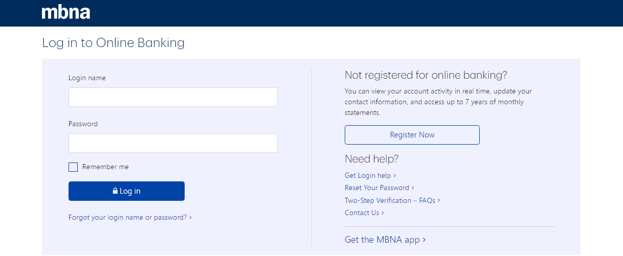 How To Mbna Login & Register Now Mbna.ca