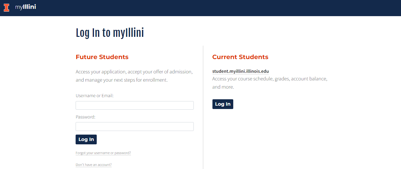How To Myillini Login & New Account Register Myillini.edu